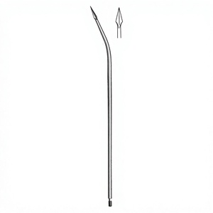 Aguja Redon de 19.5 cm / 7-3/4 Pulgadas, 16 Calibres, Punta de Lanceta Ligeramente Curvada, Extremo Roscado, Instrumento Médico Quirúrgico - Product Image 1