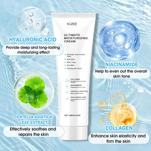 Crème hydratante pour le visage à absorption rapide, ultime hydratation, raffermissante, avec acide hyaluronique, collagène, niacinamide, centella asiatica - Product Image 2