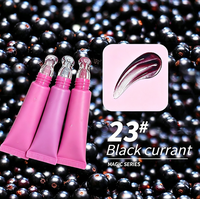 Huile à Lèvres Végane en Gros 10ml, 51 Saveurs, Huile Repulpante Transparente avec Couvercle Noir, Huile à Lèvres Liquide Marque Privée