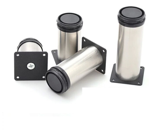 Mobile divano tavolo rotondo regolabile gambe piedi mobili - Product Image 3