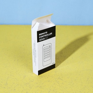 Hộp in ấn tùy chỉnh rỗng có thể gập lại các tông màu trắng giấy Glossy cán Cmyk đồ chơi TV điều khiển từ xa Hộp bao bì - Product Image 1