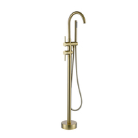 Robinet de baignoire sur pied, usine de luxe, robinets modernes