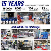 Estantería Metálica Selectiva Personalizada de 1000 kg, Ajustable, de Alta Resistencia, Multicapa, para Almacenamiento Industrial