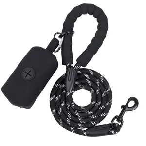 Customized Size Pet Accessories Adjustable Dog Training Leash Cotton Rope Dog Leash Climbing Rope 1.2 M Nylon Bungee Dog Leash
