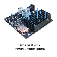 Module amplificateur audio numérique stéréo 2.0 WUZHI AUDIO ZK-1002M MINI avec Bluetooth, plusieurs entrées, 100W x 2