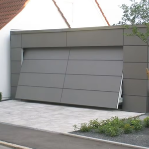 <span class=keywords><strong>Porte</strong></span> <span class=keywords><strong>de</strong></span> <span class=keywords><strong>garage</strong></span> en aluminium inclinable moderne personnalisée plaque entière sans rail <span class=keywords><strong>isolée</strong></span> <span class=keywords><strong>motorisée</strong></span> aérienne une pièce personnalisée pour les villas - Product Image 4