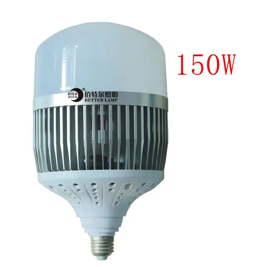 Lámpara LED de alta potencia para taller y almacén, Bombilla superbrillante de 150W para garaje, E27, E40