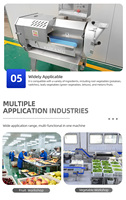 Industriële hete verkoop multi-fruit- en groentesnijmachine