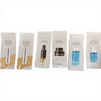 Sachet en plastique en forme d'oreille pour échantillons de soins de la peau, sachet en aluminium personnalisé en forme d'oreille, sac cosmétique en aluminium, sachet en plastique imprimé par gravure