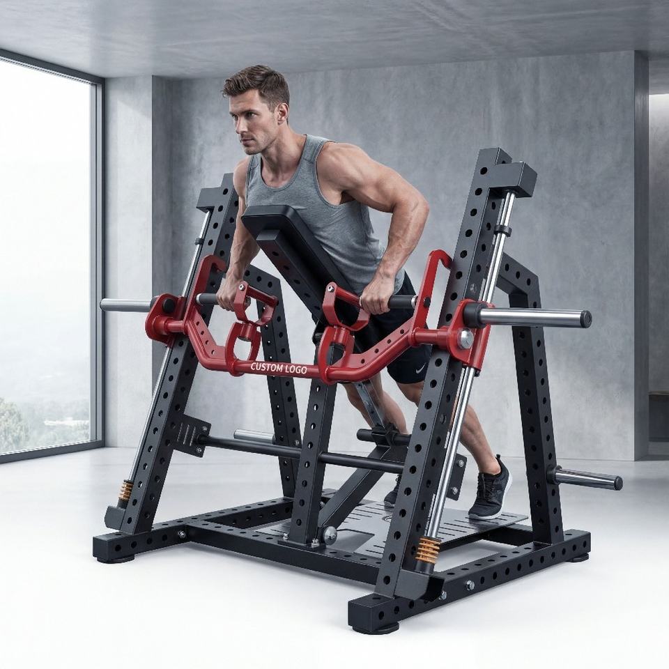 SmithHigh-end Steel Seated Rowing Strength Trainer with 2t Capacity for ...