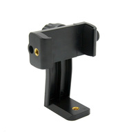 Support de téléphone portable universel rotatif à 360 degrés, adaptateur de montage sur trépied, support de fixation, adaptateur de support de fixation, vis de 1/4 pouce