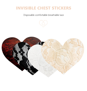 Sous-vêtement adhésif réutilisable en dentelle en forme de cœur, sous-vêtement <span class=keywords><strong>collant</strong></span> sans couture, string sans bretelles, culotte invisible pour femmes - Product Image 5