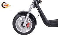 Scooter électrique à trois roues de 10 pouces, sans balais, à double moteur, avec capteur électronique, porte-bagages arrière, coffre étanche au lithium