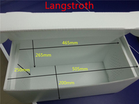 Ruche d'abeilles en plastique Dadant Ruches en plastique ondulé Coroplast Corflute Nuc Box pour l'apiculture