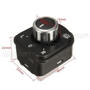 ปุ่มควบคุมด้านข้างสวิตช์กระจกไฟฟ้าปุ่มควบคุมสวิตช์กระจกมองข้าง 5ND959565 สำหรับโฟล์คสวาเก้น กอล์ฟ เจตต้า MK5 MK6 Passat B6 - Product Image 6