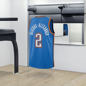 Мужская дышащая безрукавка для баскетбола из 100% полиэстера с вышивкой: Шай Гилджус-Александр, Ялен Уильямс, Холмгрен 8 #   180 г - Product Image 6