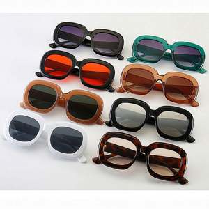 Lunettes de soleil ovales à monture PC pour hommes et femmes, avec logo personnalisé, vente en gros, nouvelle mode, mignonnes, protection UV400, couleur bonbon, pour hommes - Product Image 6