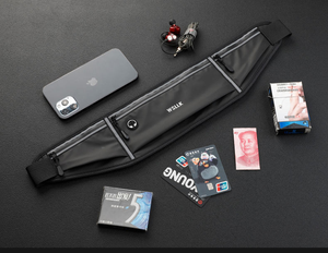 Sac de taille de sport imperméable en PU, sacs de jogging, tout nouveau mini sac pour téléphone portable, équipement de plein air, ceinture de course invisible - Product Image 2