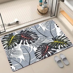 3 Peça Antiderrapante Tapetes Idoso extra Macio Absorvente 30*20 Mat de Banho Diatom Mud Carpet Banheiro Mat para Banheiro