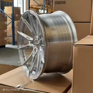 Cerchi Forgiati R.2-FG <span class=keywords><strong>FS</strong></span> Argento Spazzolato 17 18 19 20 22 Pollici 5x100/5x112/5x114.3/5x120/5x115 per BMW R2 325i/525i/725i/X3/X4/X5/M4 - Product Image 3