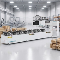 Centre de mortaisage CNC industriel haute performance à triple rangée, machine de travail du bois robuste avec déplacement de 5000 mm