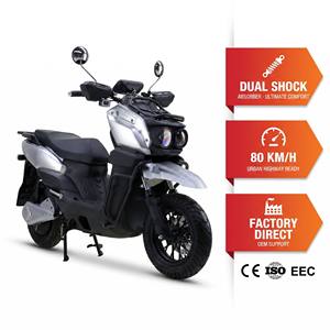 Motocicleta Eléctrica Todoterreno de Alta Velocidad de 2000W/3000W con Marco de Acero de 72V para Uso Adulto de Larga Distancia - Product Image 1