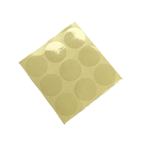 Autocollant d'étanchéité transparent sur mesure prêt à être expédié pour boîtes et sacs, sur feuille plate, autocollant d'étanchéité transparent fini