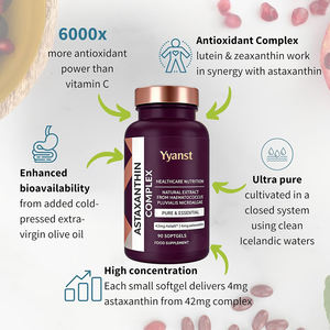 COMPLEJO DE ASTAXANTINA de alta calidad y alta absorción que promueve la protección antioxidante de la vista en cápsulas blandas. - Product Image 2