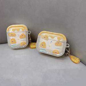 Llavero de Dibujos Animados de Queso para Estuche de AirPods, Nueva Funda Universal de TPU para Auriculares Inalámbricos - Product Image 3