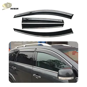 Козырек MOSUN на окно для CHEVROLET CAPTIVA 2006-2018, хромированный козырек на вентиляционное отверстие автомобиля, ветрозащитный экран, дефлектор, защита от дождя