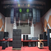 Barra de altavoces de línea, excelente, hecho en china, conjunto de altavoces de línea, sistema de altavoces, soporte de matriz de línea