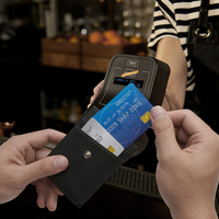 Dompet Kulit Asli Minimalis Lipat Dua dengan Logo Custom, Anti-RFID, Kantong Koin, dan Tempat Kartu Kredit