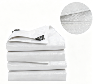 Bâche de <span class=keywords><strong>sol</strong></span> robuste à prix d'usine avec œillets, bâche PE renforcée, bâche polyéthylène imperméable pour tente de camping - Product Image 4