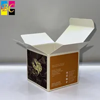 Boîte d'emballage personnalisée avec design gratuit pour cosmétiques, boîte-cadeau, emballage personnalisé, imprimé et doublé, boîte pour soins de la peau