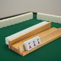 Jeu de tuiles de Mahjong magnétiques américaines de 18 et 20 pouces avec support et plateau en pin pour cartes de Domino avec poussoirs et supports Mah-Jongg Mahyong