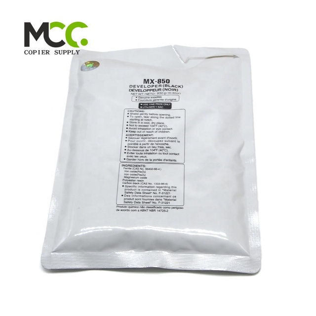 Developer 930g for Sharp MX-850 950 904 9008 1100 6508N 7508 1208 M850 M950 M1100 M6508N M7508N