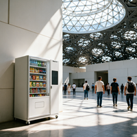 Distributeur automatique de boissons et de collations le plus vendu, distributeur automatique de boissons et de collations OEM/ODM