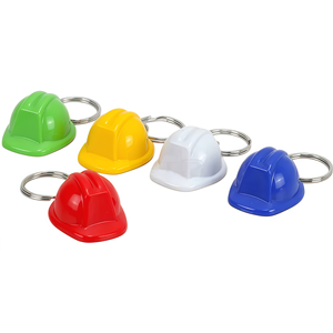 Llavero de Casco de Seguridad en Miniatura Único, Personalizado con Impresión, para Regalo de Agradecimiento a Clientes de Empresas de Construcción - Product Image 1