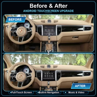 Écran Android 13 de 8,4 pouces, 8 cœurs, 8+128 Go pour Porsche Macan 2014-2016, système de navigation GPS vidéo pour voiture avec Carplay Android Auto Audio
