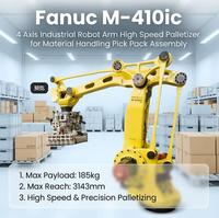 Robot industriel Fanuc M-410ic à 4 axes, palettiseur haute vitesse pour la manutention, le préparation et l'assemblage de matériaux