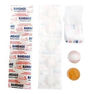 Pabrik-OEM bentuk bulat perekat berpakaian/bernapas kain elastis plester luka 100pcs untuk bantuan pertama - Product Image 3