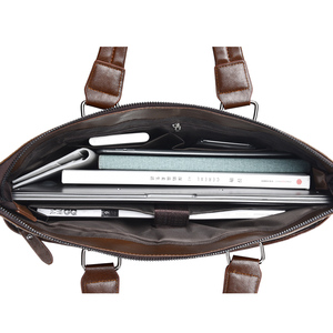 Maletín Horizontal para <span class=keywords><strong>Hombre</strong></span> 2024, Bolso Cruzado de Moda, Bolso de Hombro de Cuero PU, Maletín para Computadora Portátil de 14 Pulgadas - Product Image 4