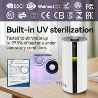 Diffuseur d'arômes électrique 3,5 L avec logo OEM, humidificateur ultrasonique avec écran tactile LED pour la stérilisation et l'atomisation domestiques