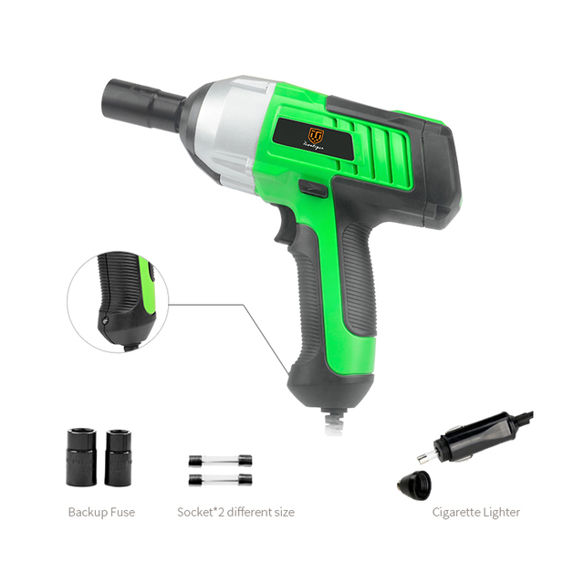 Dc 12v Professional Powerful Rapid Charging Air Electric Impact Wrench for Car Wheel