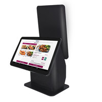 Kiosque de commande automatique intelligent Wintronix YCSYL215 2026 avec écran capacitif multi-touch, double système d'exploitation, paiement par QR code, imprimante thermique POS en métal