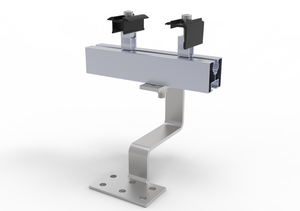 Structure de montage de panneaux solaires, rail en aluminium, tuiles de toit, kits solaires complets, accessoires solaires, pince intermédiaire et pince d'extrémité - Product Image 2