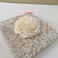Grand Moule en Silicone Pivoine pour Bougie, Gypse, Résine, Gâteau ou Bloc de Glace