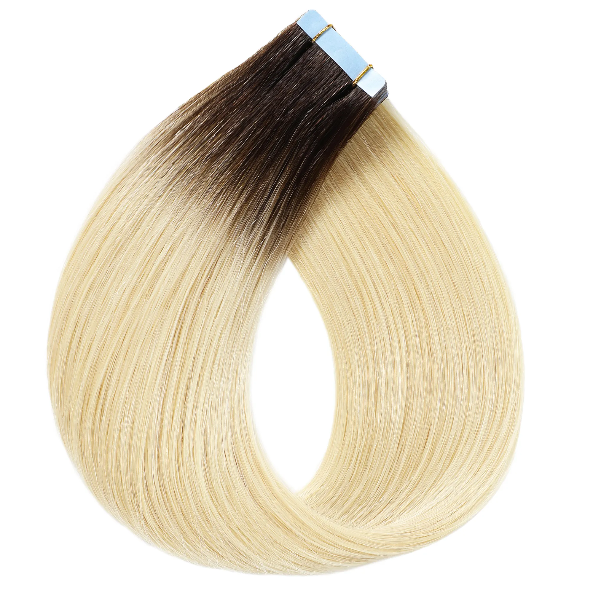 Gl Wholesale Grade 12a Tape In Hair Extensions 100% Rauwe Nertsen Maagdelijke Cambodian Vietnamese Human Hair Tape Ins Hair Extensions