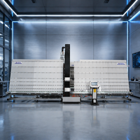 Machine de perçage verticale industrielle à faible encombrement pour verre, perceuse à trous ronds et carrés pour verre