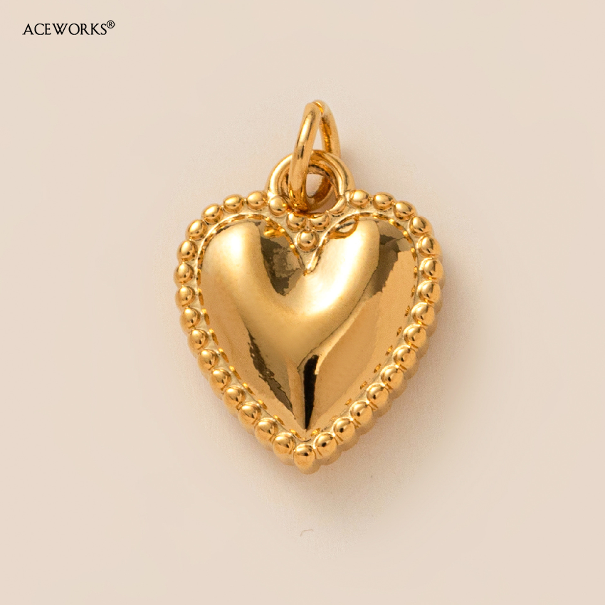 Pendentif amour moulé-or